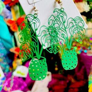 Houseplant Earrings